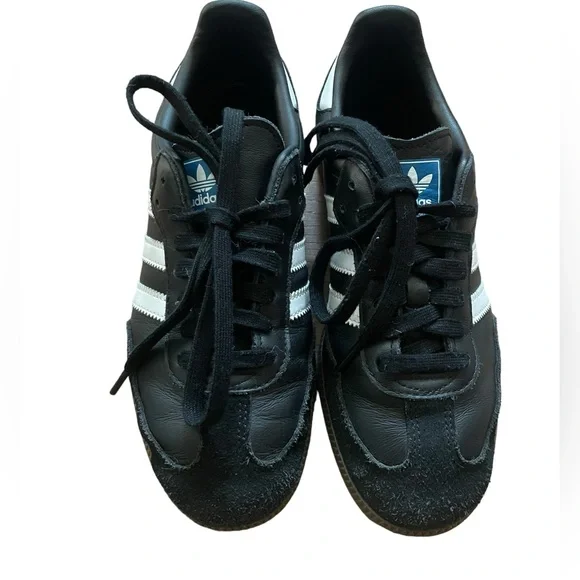 SOLD OUT Adidas Samba Womens 7.5 Black and White - Picture 6 of 9